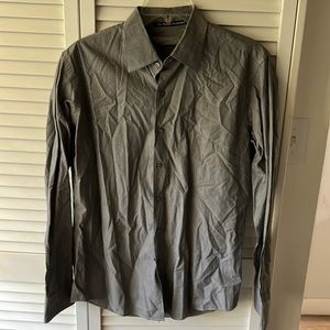 Tailored grey dress shirt